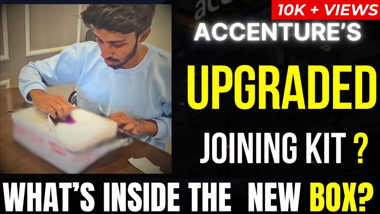 Accenture Welcome Kit Unboxing 2024 | What Laptop Did Accenture Send?  | Associate Software Engineer