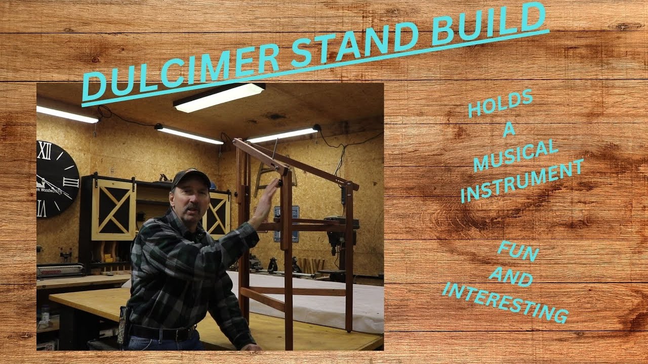 I Built An Adjustable Musical Instrument Stand For A Dulcimer - Video 87