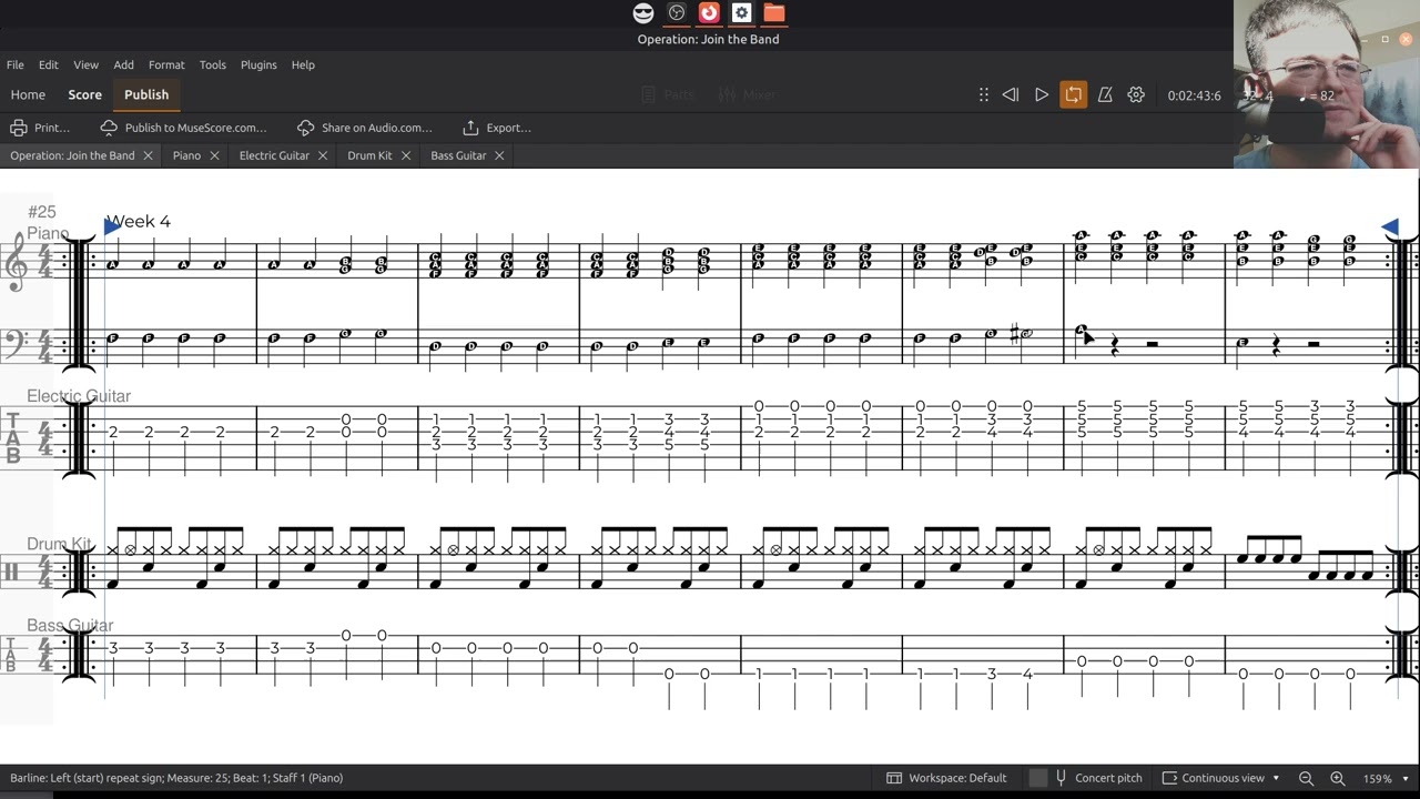 Operation: Join the Band Week 4