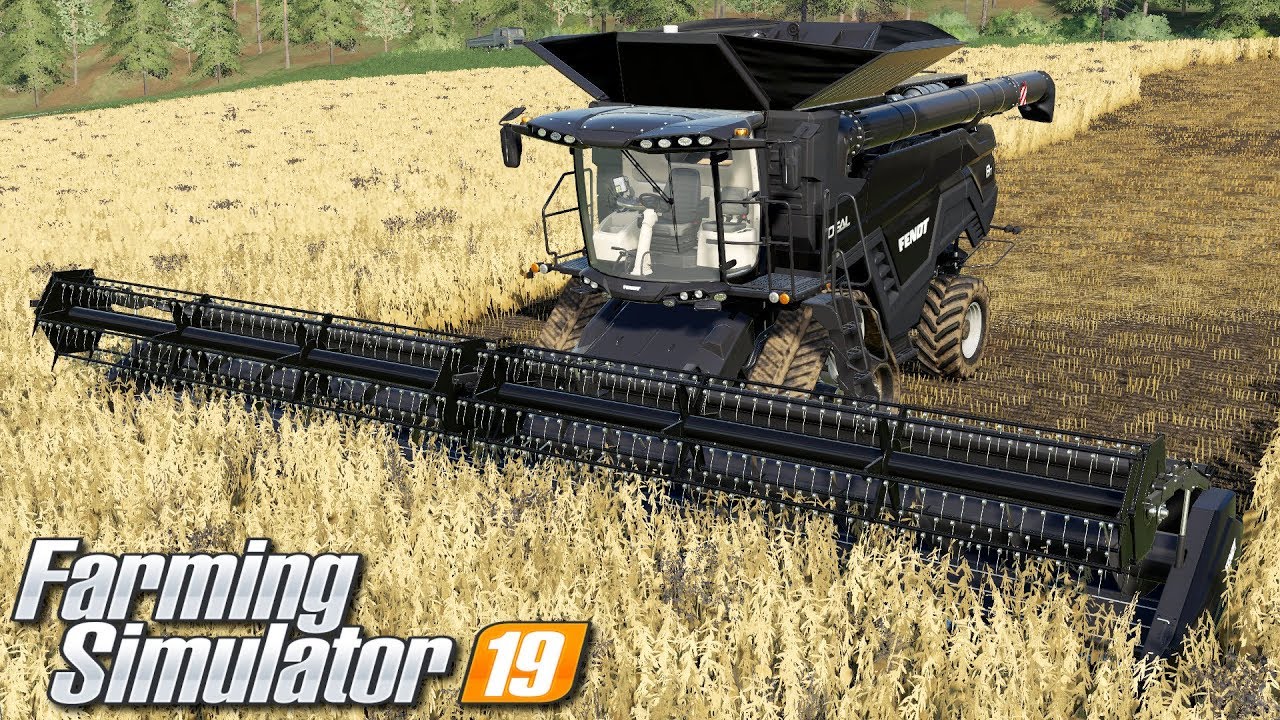 Żniwa kombajnem Fendt Ideal - Farming Simulator 19 | #97