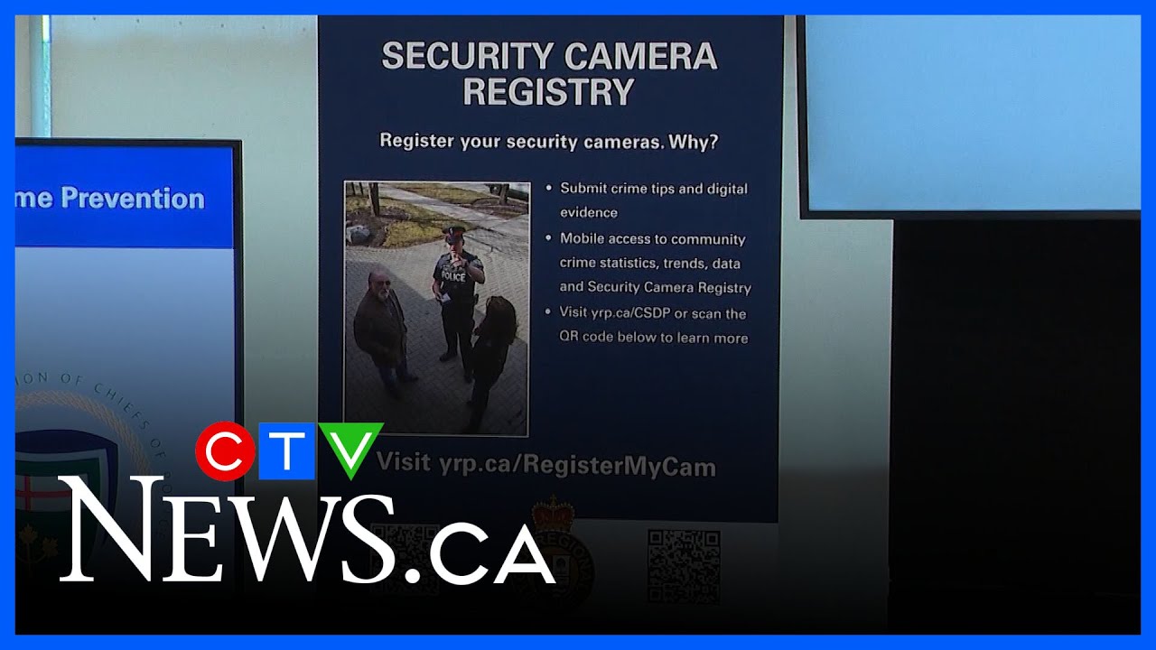 Crime prevention week in Ont. | Police asking residents to register home security cameras