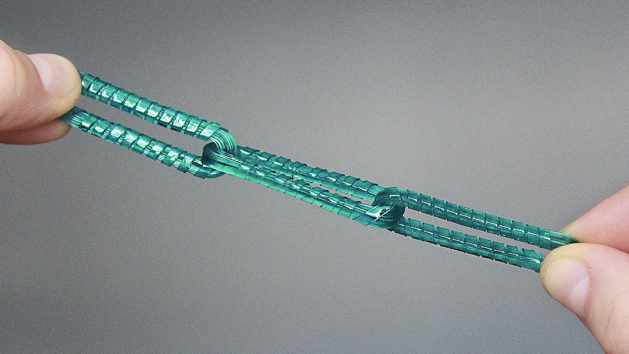 How to make a chain of plastic bottles / TUTORIAL