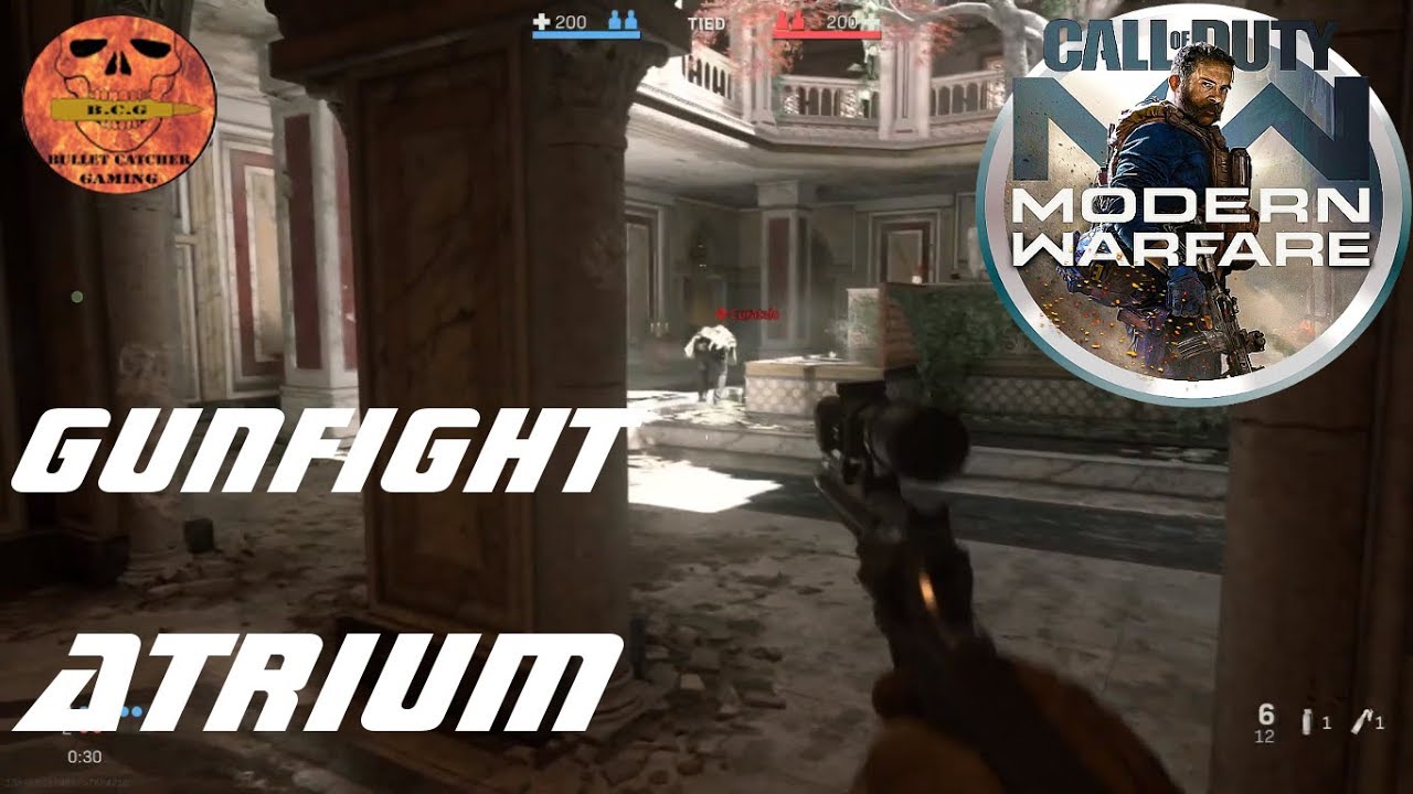 Modern Warfare - Atrium Gunfight NEW MAP