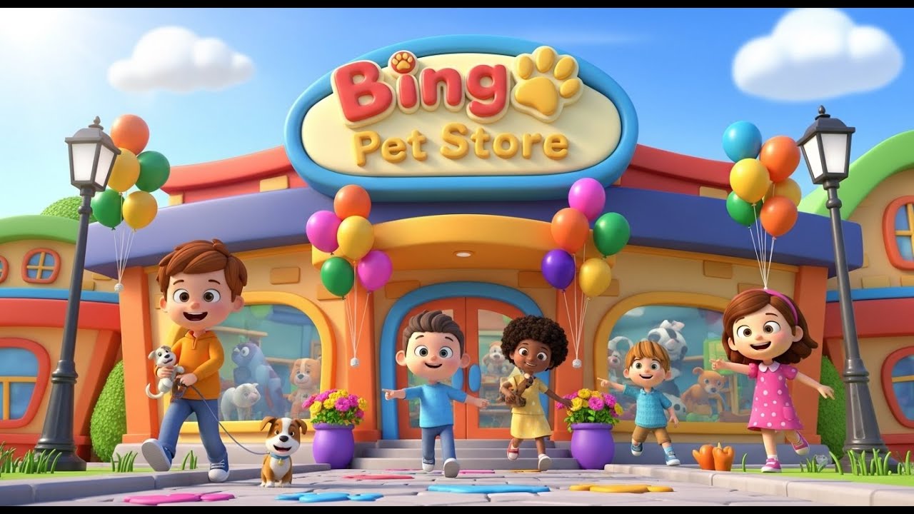 Bingo Pet Store | Fun Animal Song for Kids | Nursery Rhymes & Educational Songs