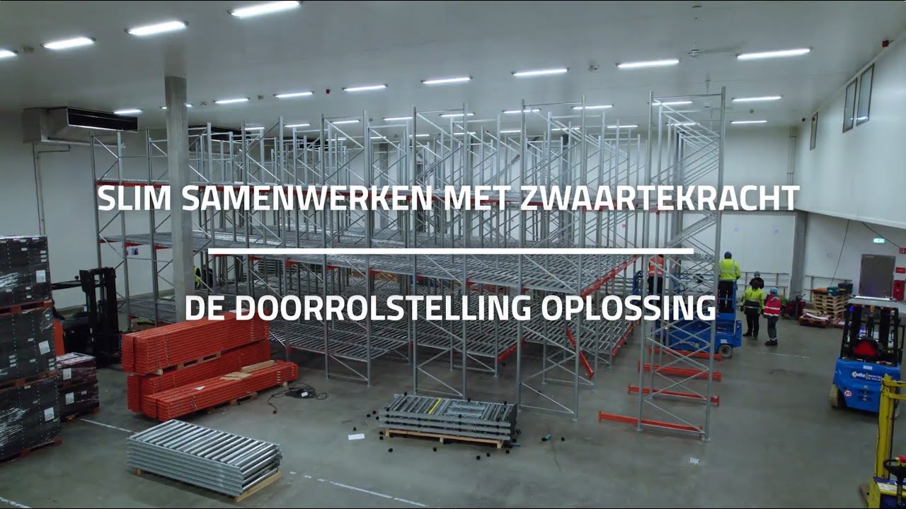 Slim samenwerken met zwaartekracht  - de doorrolstelling oplossing