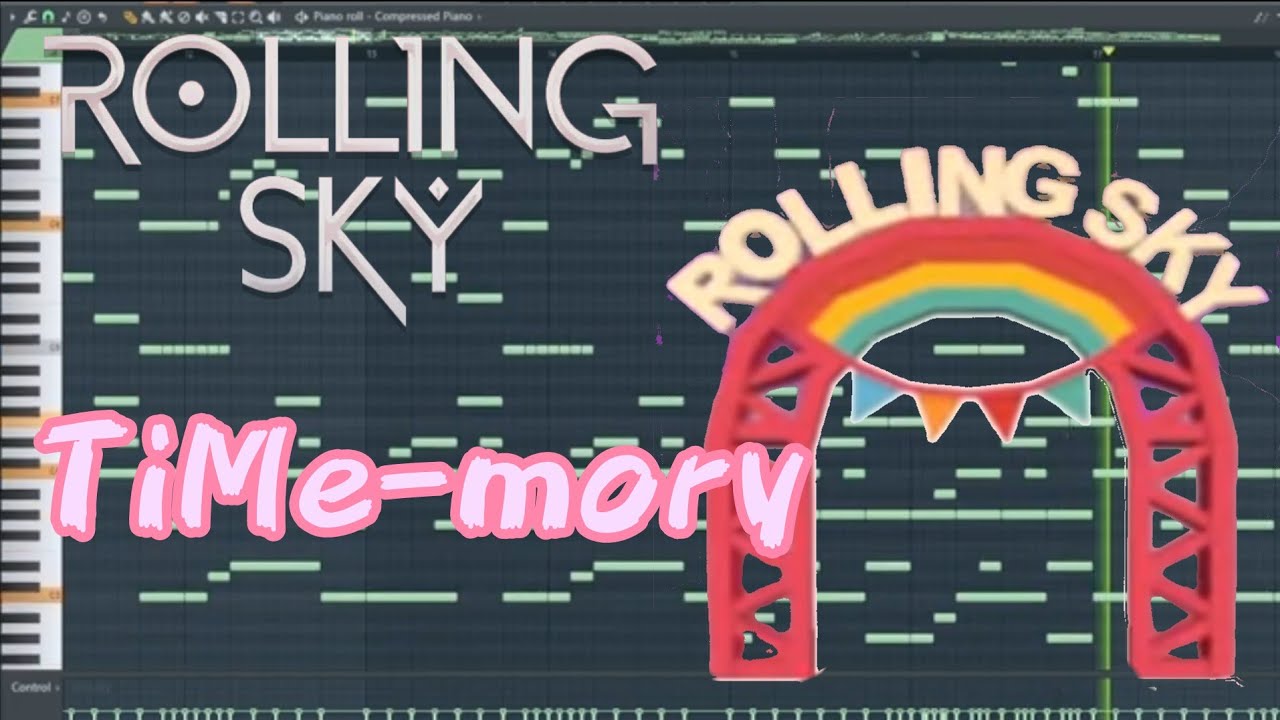 Rolling Sky: TiMe-mory/DelighT-une - Piano Cover