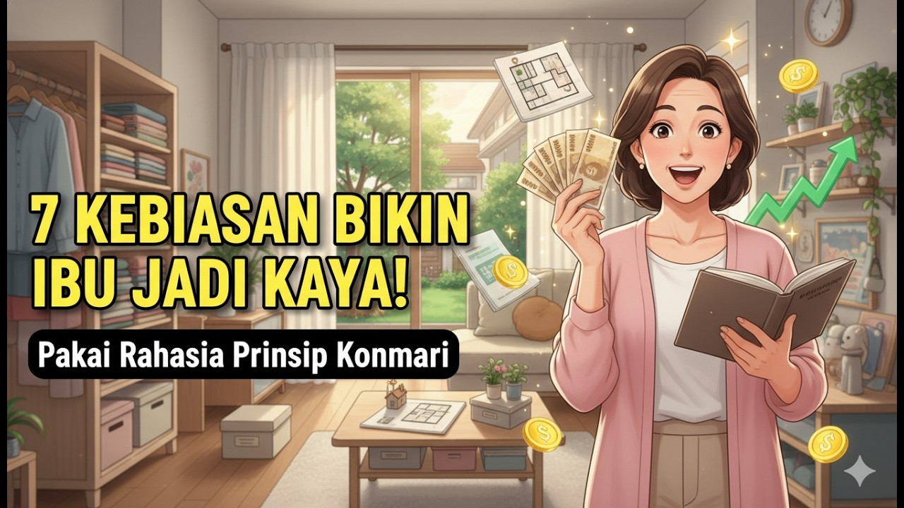 7 Kebiasaan Bisa Bikin Ibu Rumah Tangga Kaya, Dengan Prinsip Prinsip Konmari.