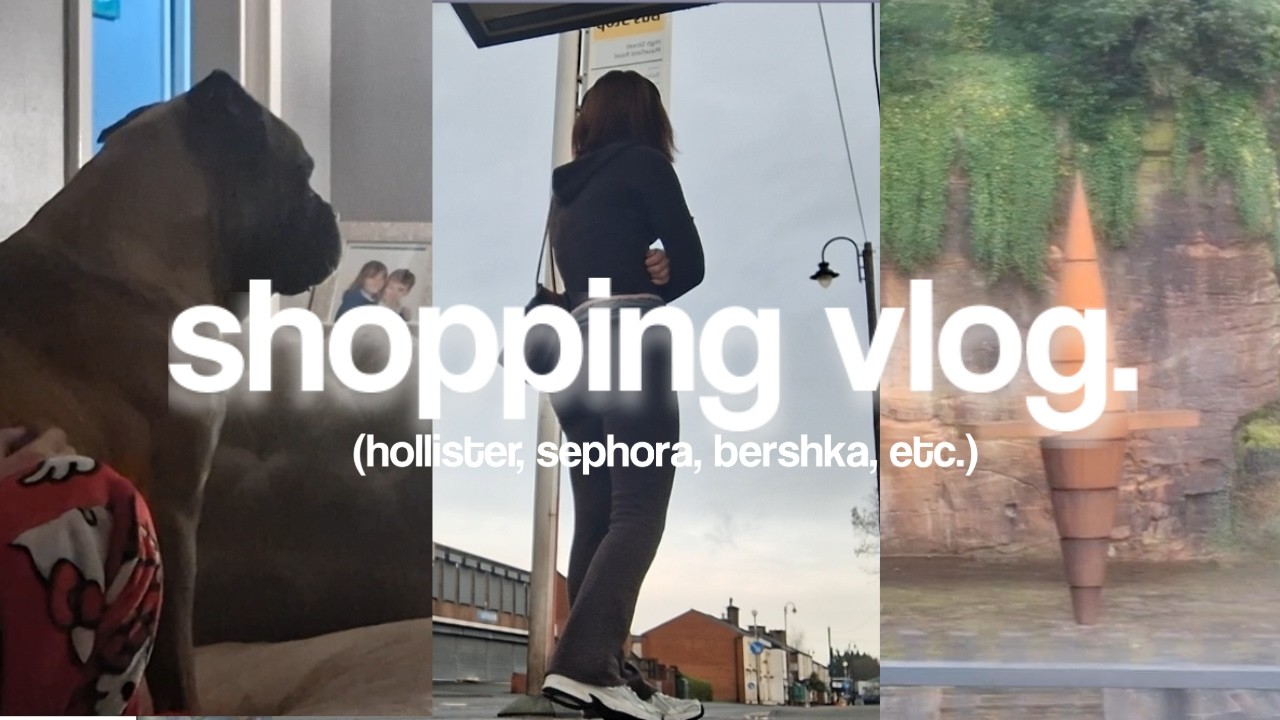 SHOPPING VLOG. Sephora. Bershka. Try on. Makeup.GRWM. Shopping!