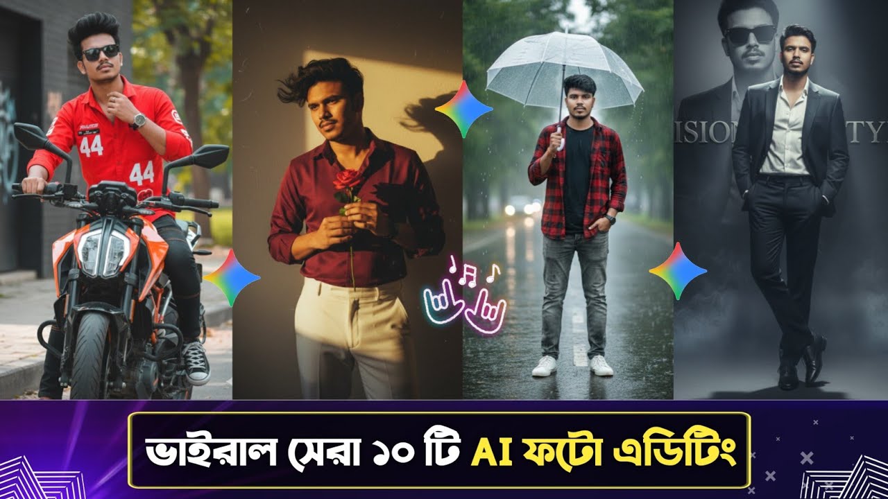 Top 10 Viral Gemini Prompts for AI Photo Editing 2025 | AI Trending Photo Editing