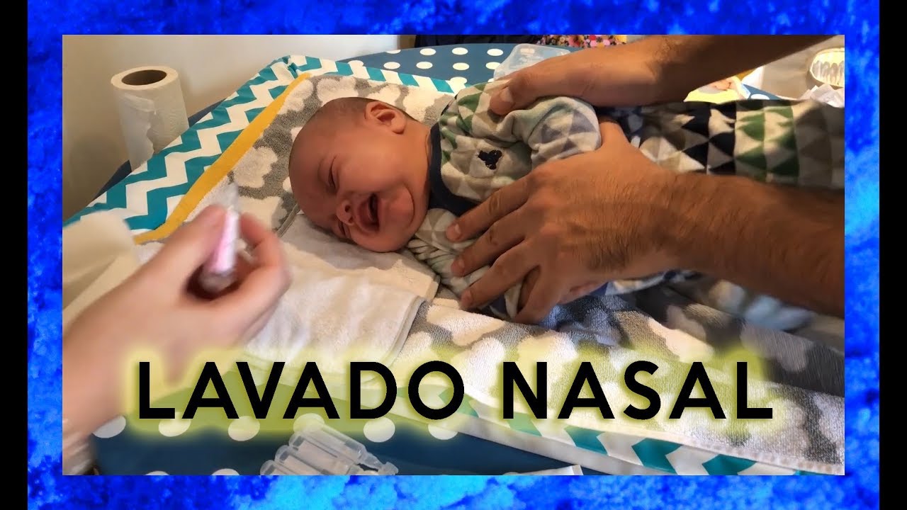 LAVADO NASAL bebe en 2 minutos 😱, CÓMO HACERLO
