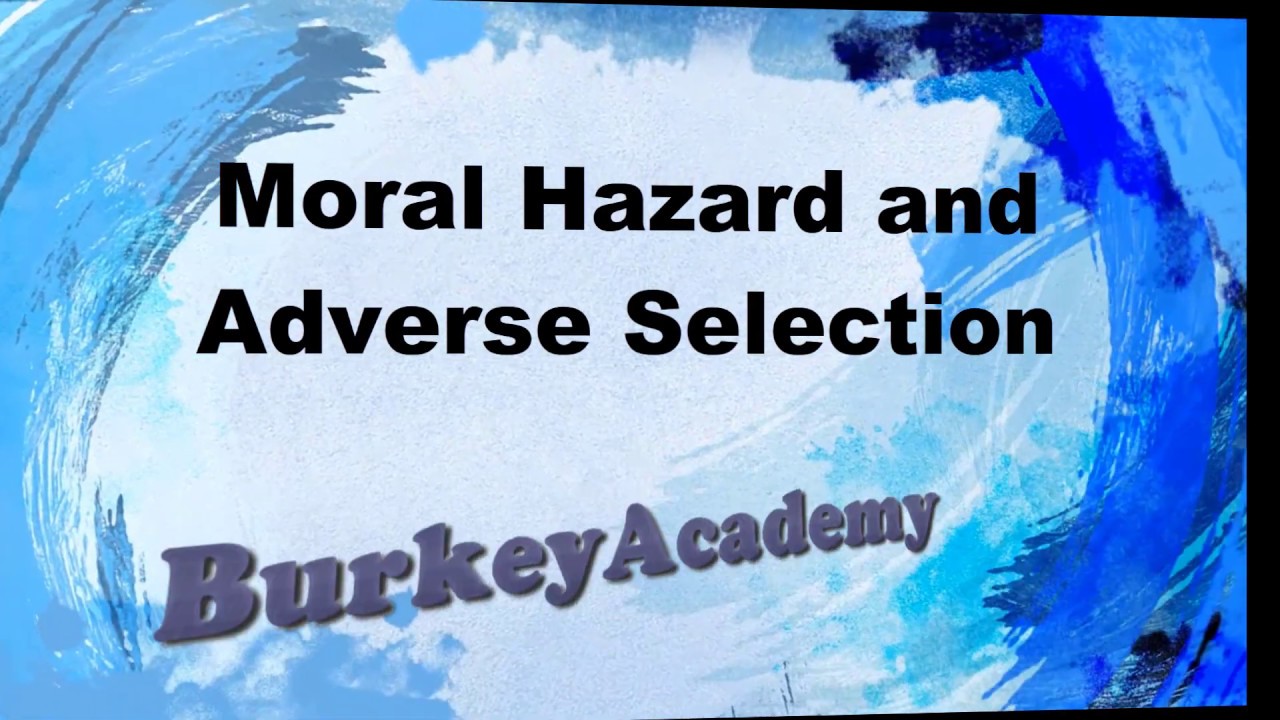 Moral Hazard and Adverse Selection