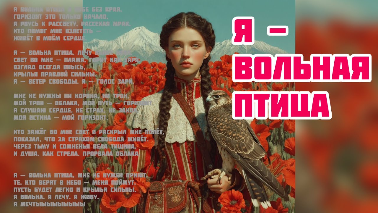 🎧 Я - ВОЛЬНАЯ ПТИЦА ❤️❤️❤️ МАША КОСМАЧ
