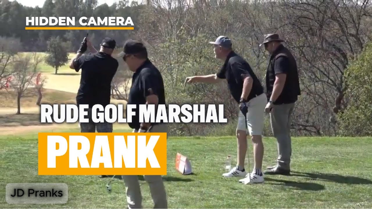 Very Rude Golf Marshal Prank!!