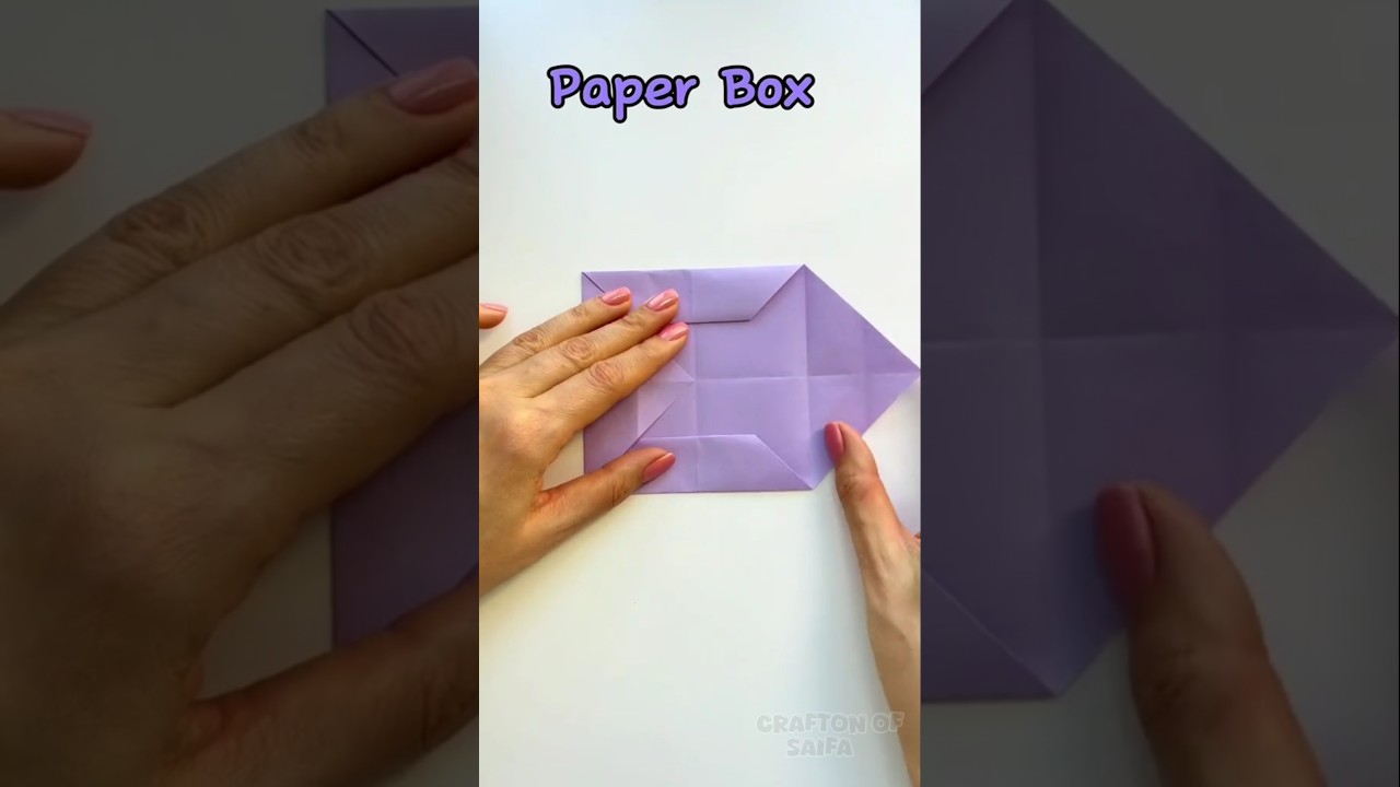 DIY Origami Magic:Easy Steps to Create a Beautiful Origami Box🎁#shorts #trending #viral #love #diy