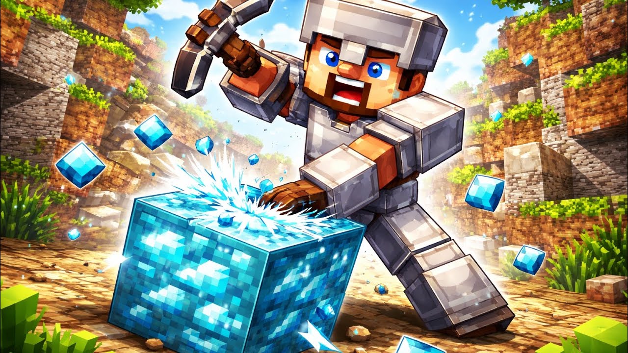 بۆ ئایرۆن چووم دایمۆندم دۆزیەوە😍                #kurdistan #minecraft #kurd #gaming #M7_Craft 