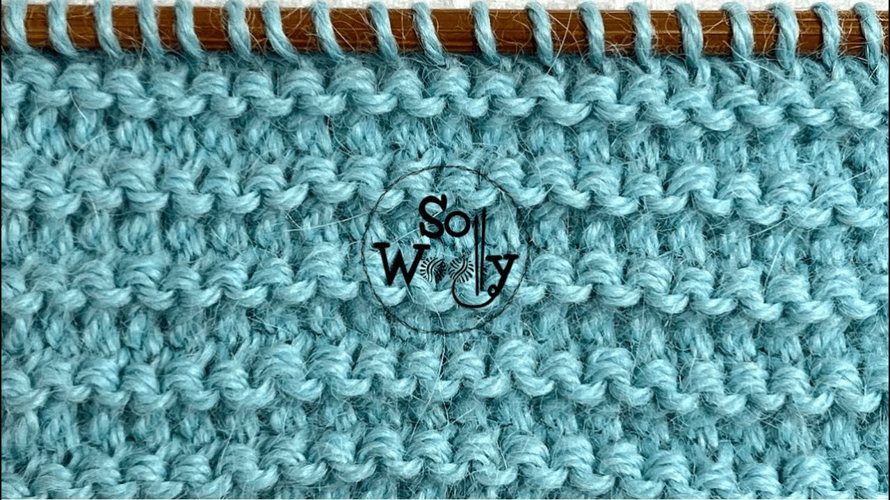 How to knit the Double Garter Stitch (reversible, and in just 4 rows!) - So Woolly