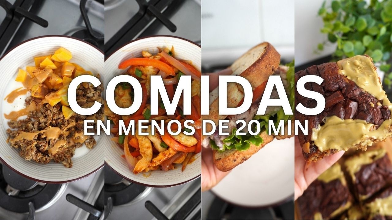 Recetas para días ocupados | menos de 20 minutos