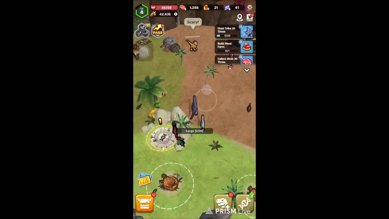 В прямом эфире все игры про динозавров. Забавное телешоу на мобильном устройстве.