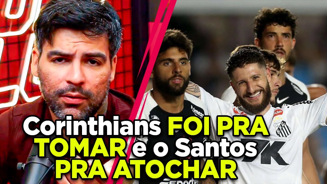Corinthians GOLEADO e HUMILHADO pelo Santos