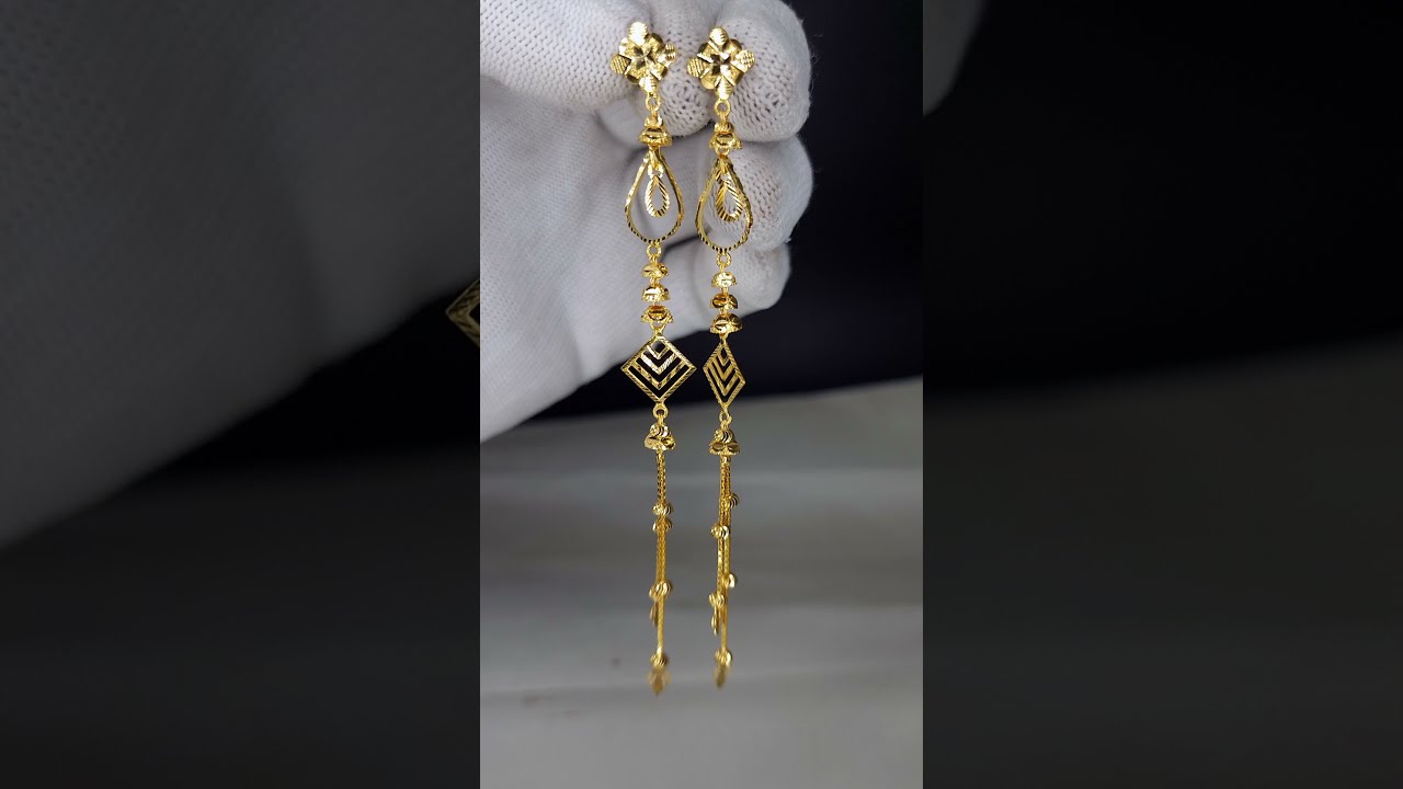 18 carat gold earrings with price