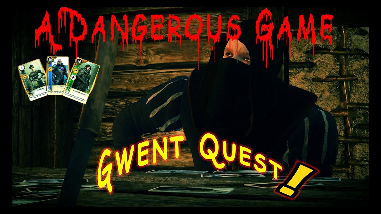 Geralt's Gwent Adventures 'A Dangerous Game' Gwent Quest Novigrad 4k