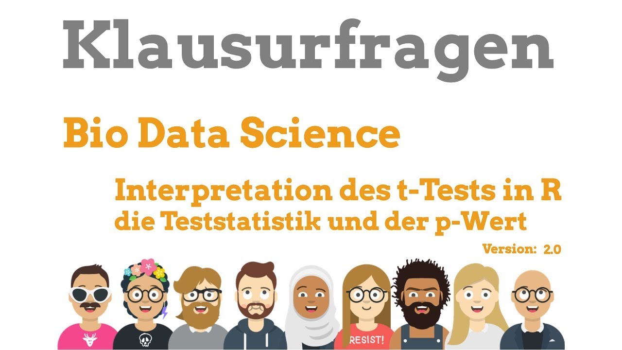 Fragen & Antworten - Interpretation des t-Tests in  R: Teststatistik und p-Wert (Version 2.0)