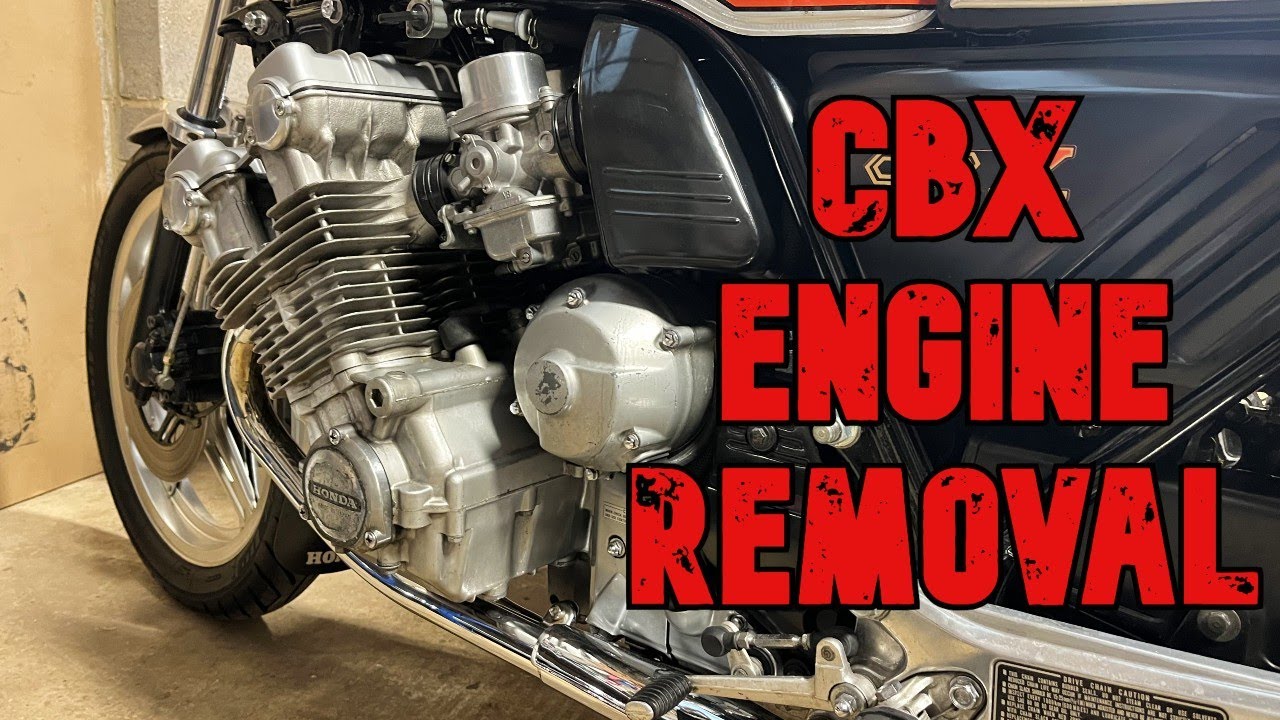 Honda CBX1000 Engine Removal - The Super Sport Shed