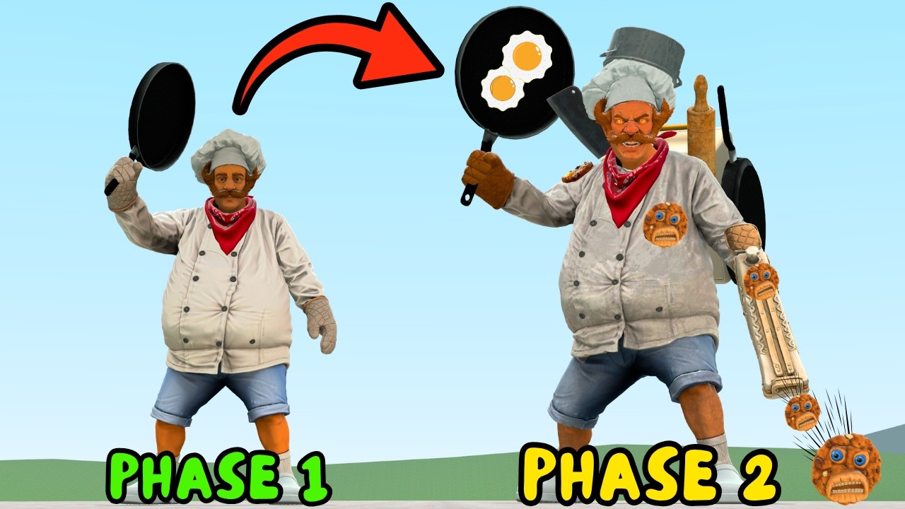 NEW EVOLUTION OF OMELETTE MAN PHASE 2 FROM DARK PALS THE 1ST FLOOR In Garry's Mod