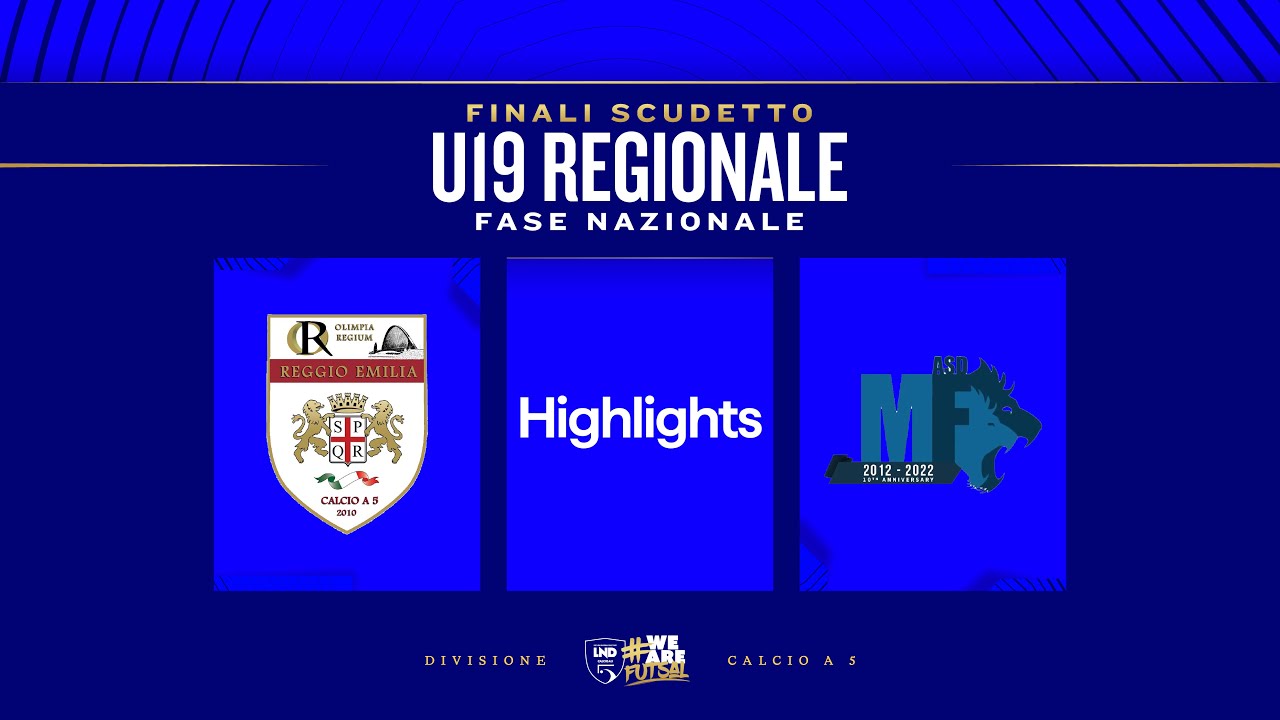 OR Reggio Emilia-Marsala Futsal 4-7 | Under 19 Regionale | Playoff | Finale | Highlights