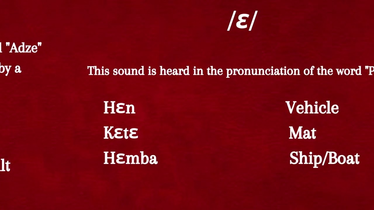 Fante Kasasua (alphabets and sounds)
