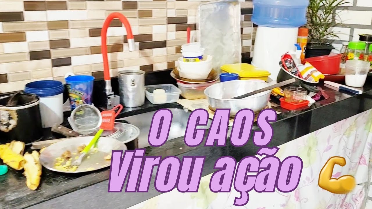 2 Dias sem limpar a cozinha e virou um caos