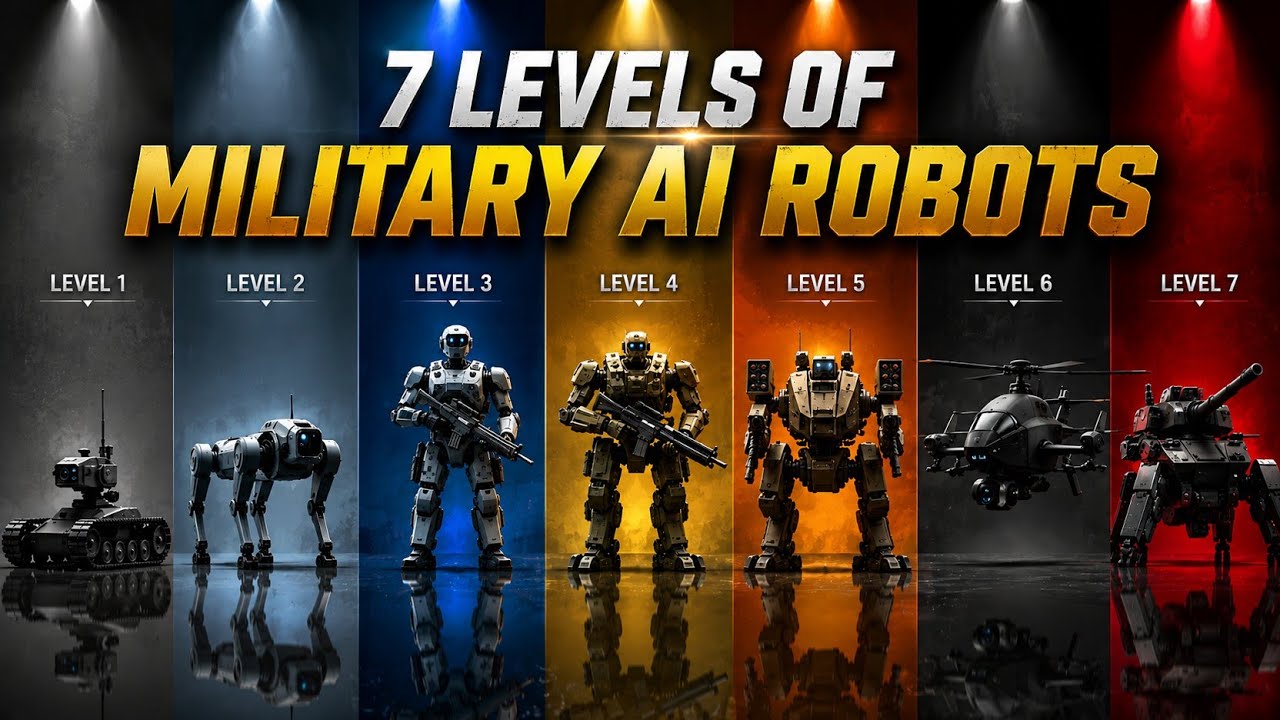 The 7 Levels Of Military Ai Robots Explained In 10 Minutes