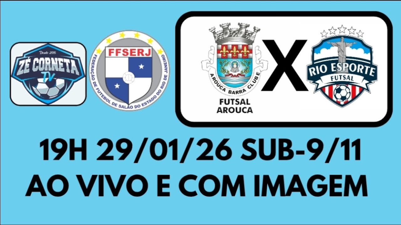AROUCA X RIO ESPORTE | SUB-9/11 COPA VERÃO FEDERAÇÃO | 29-01-26