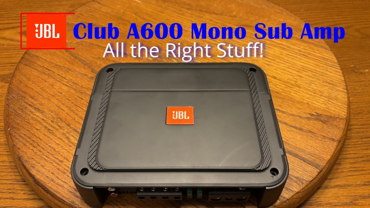 Монофонический сабвуферный усилитель JBL Club A600