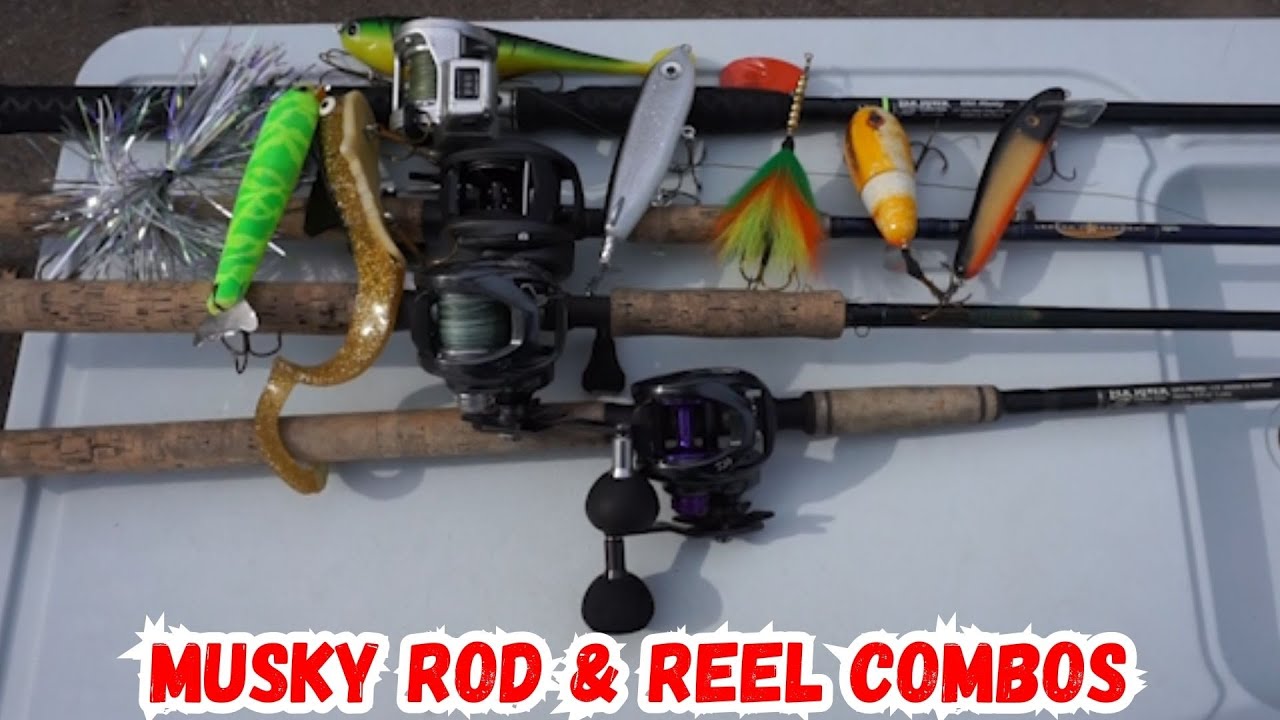The Best ROD and REEL Combos for MUSKIES!!! - Proper Musky Setups Based on Lure Choice