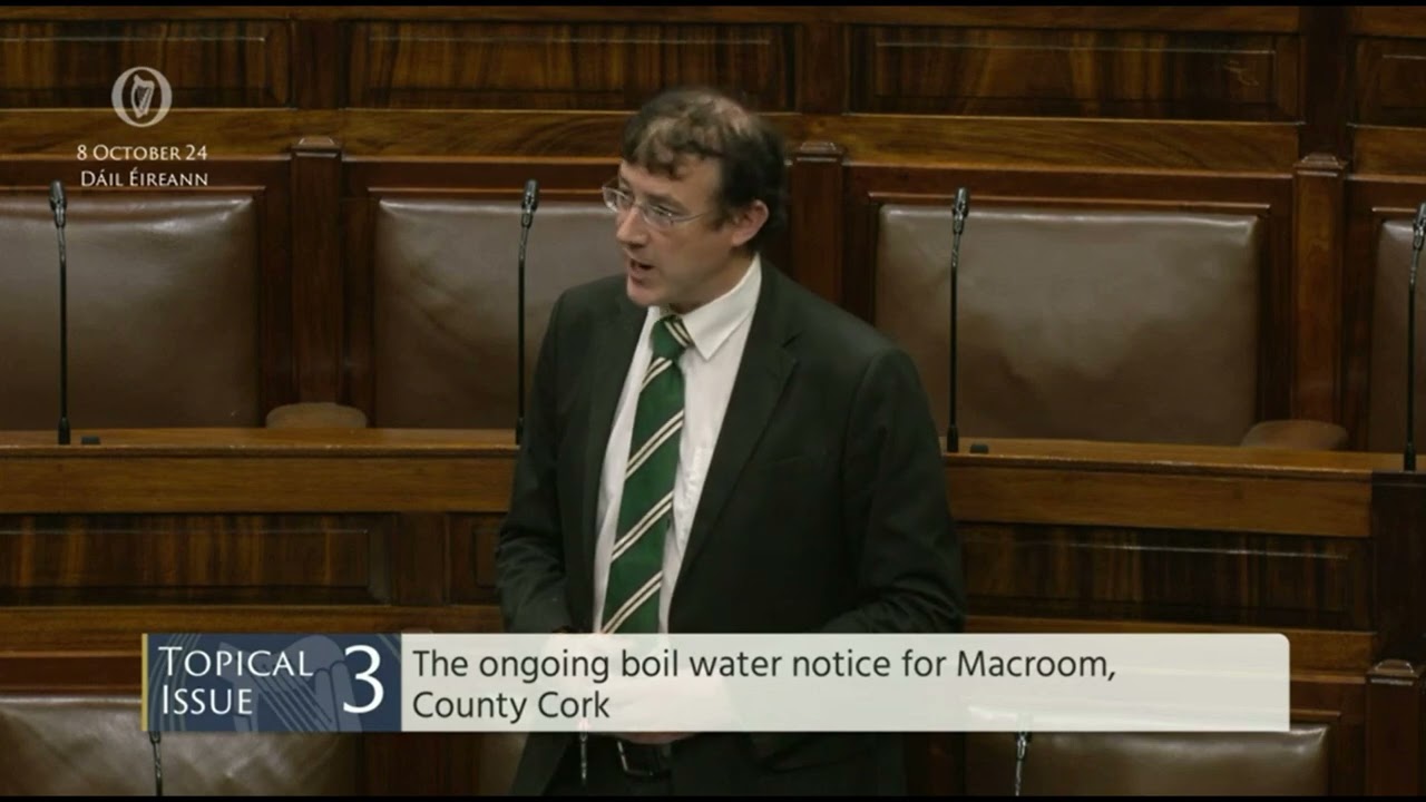 Boil Water notice Macroom Canovee & Carrigadrohid