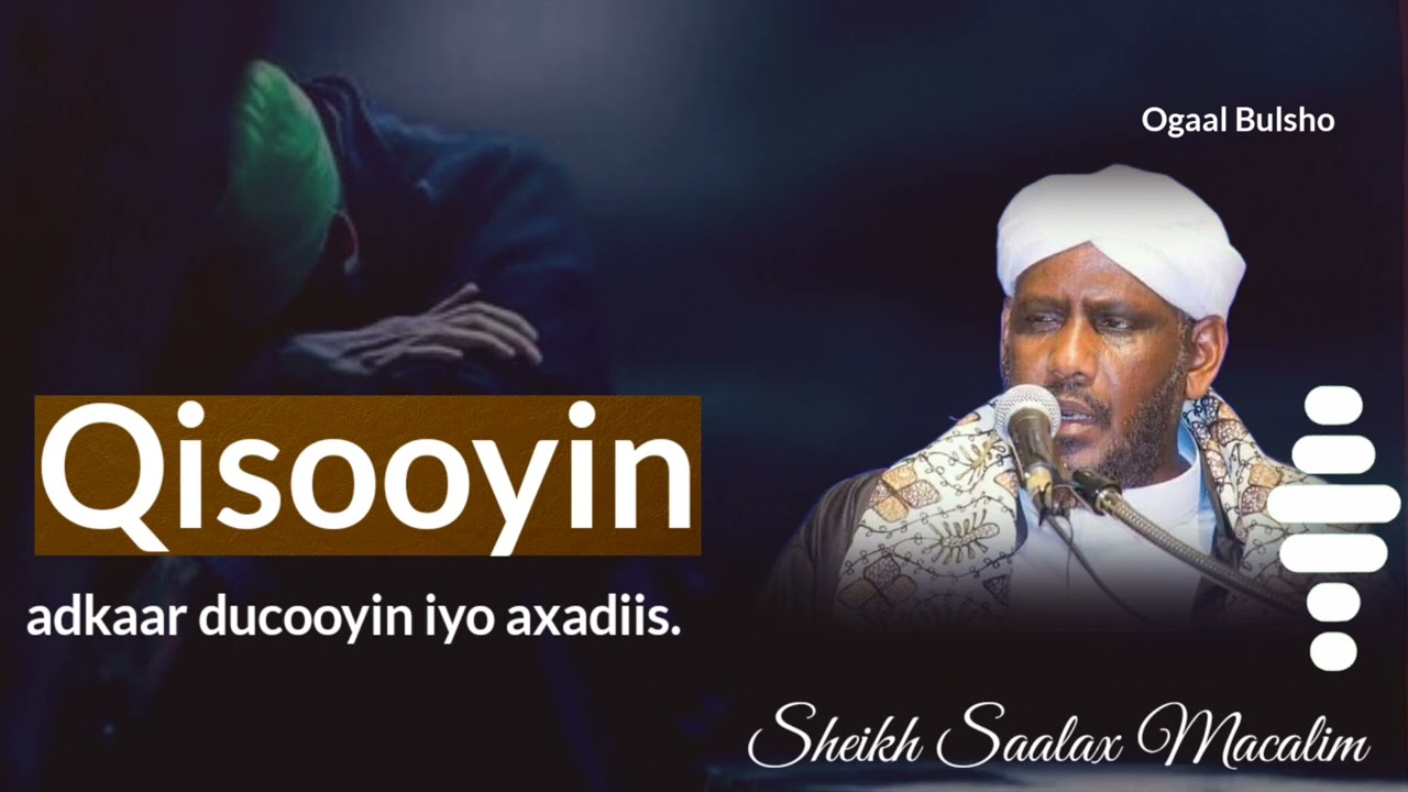 TOP QISOOYIN ducooyin adkaar iyo axaadiis || Sheekh Saalax Macalim