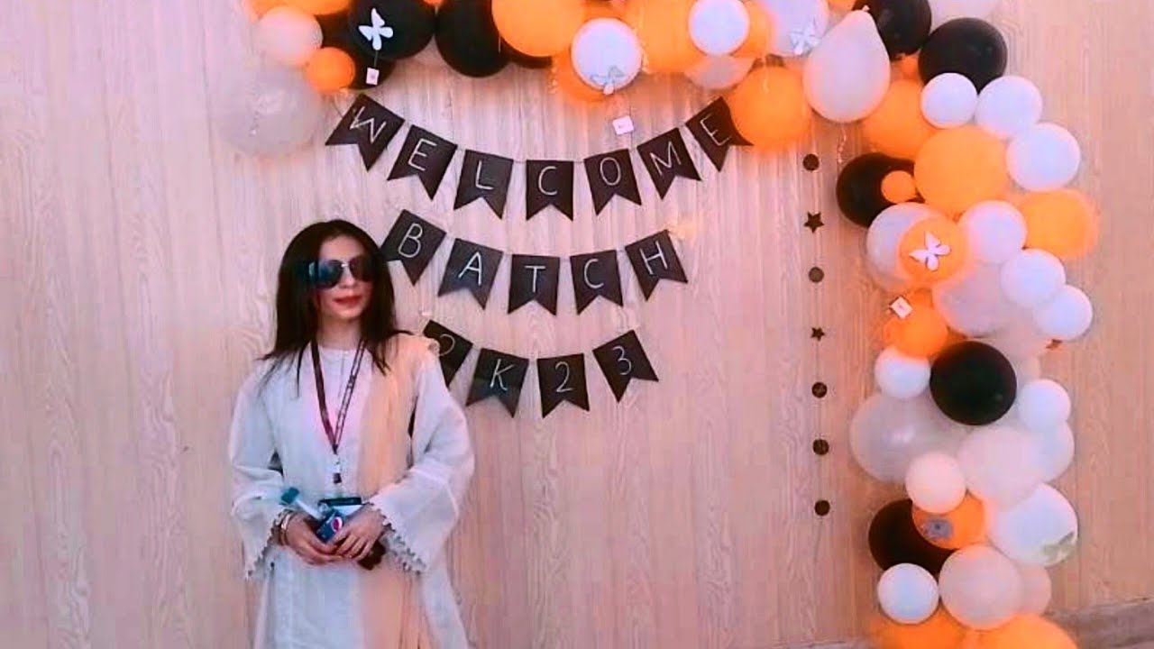 welcome party of university | GCUH | Iqra Liaquat Ali