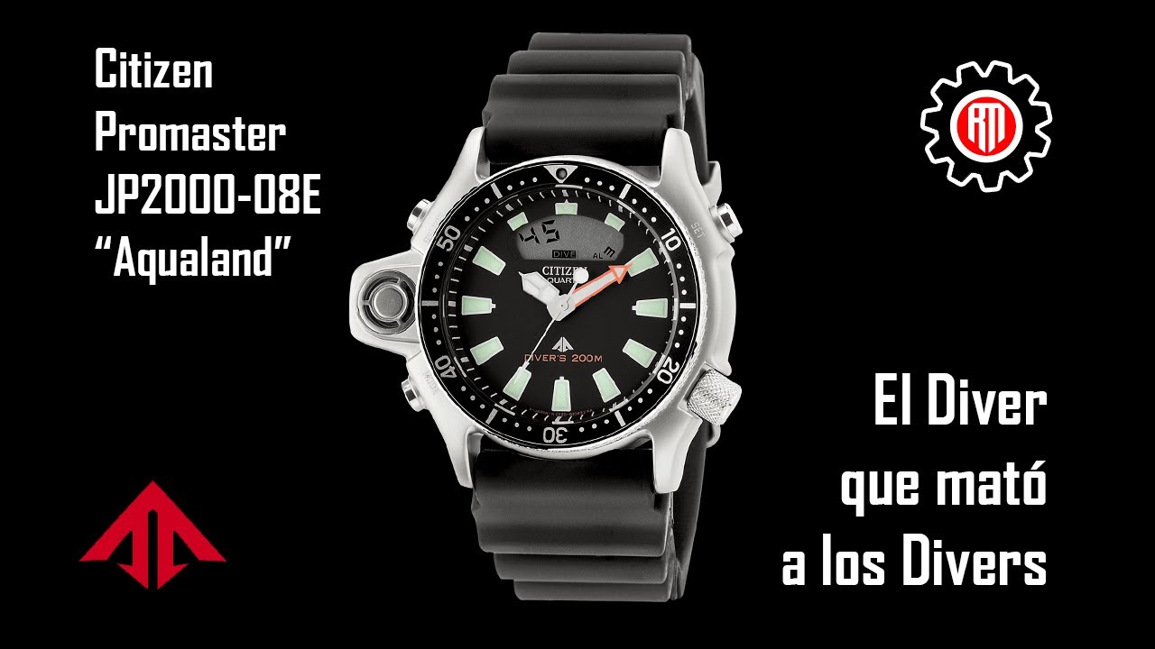 Citizen Aqualand JP2000-08E - Análisis en español