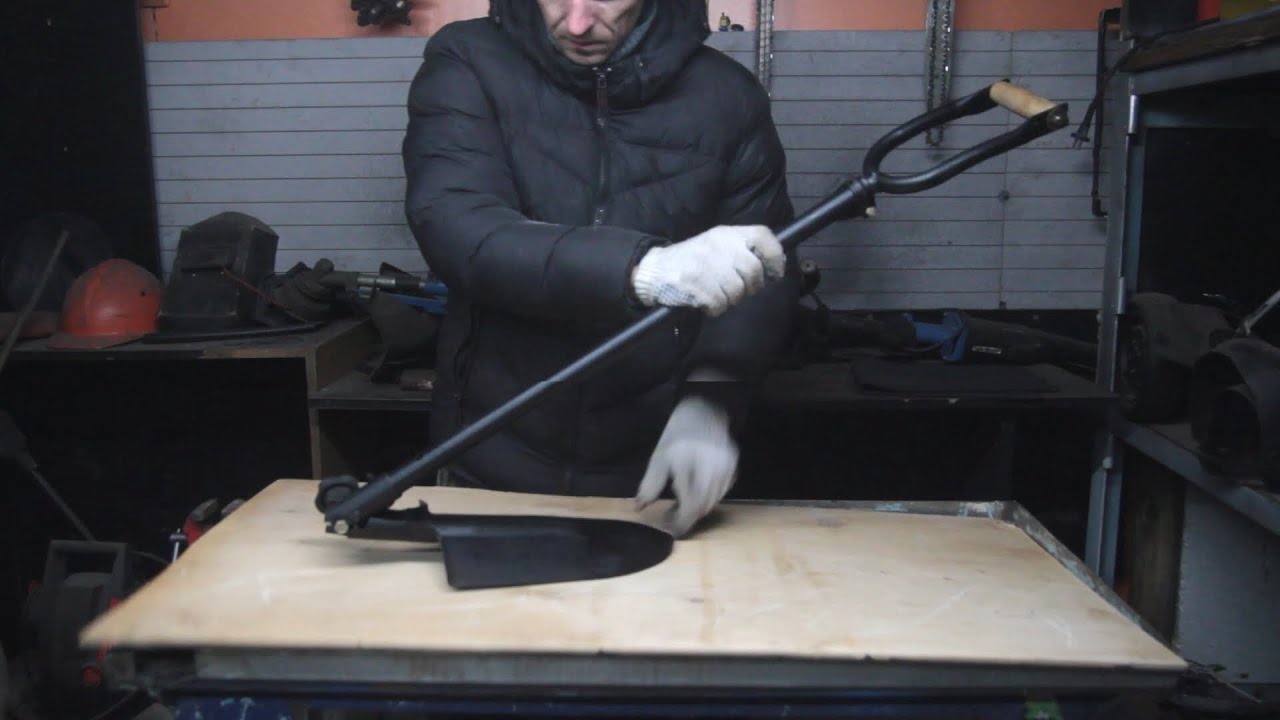 How to Make a Folding Shovel from your old Shovel