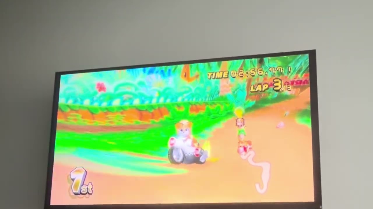 Mario kart Wii winning the mirror lightning cup