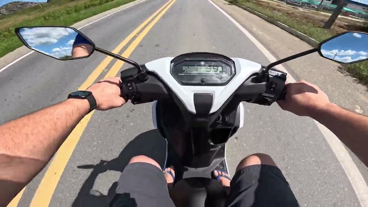 TopSpeed e test ride de Fluo hybrid da Yamaha agora com a GoPro (4K)