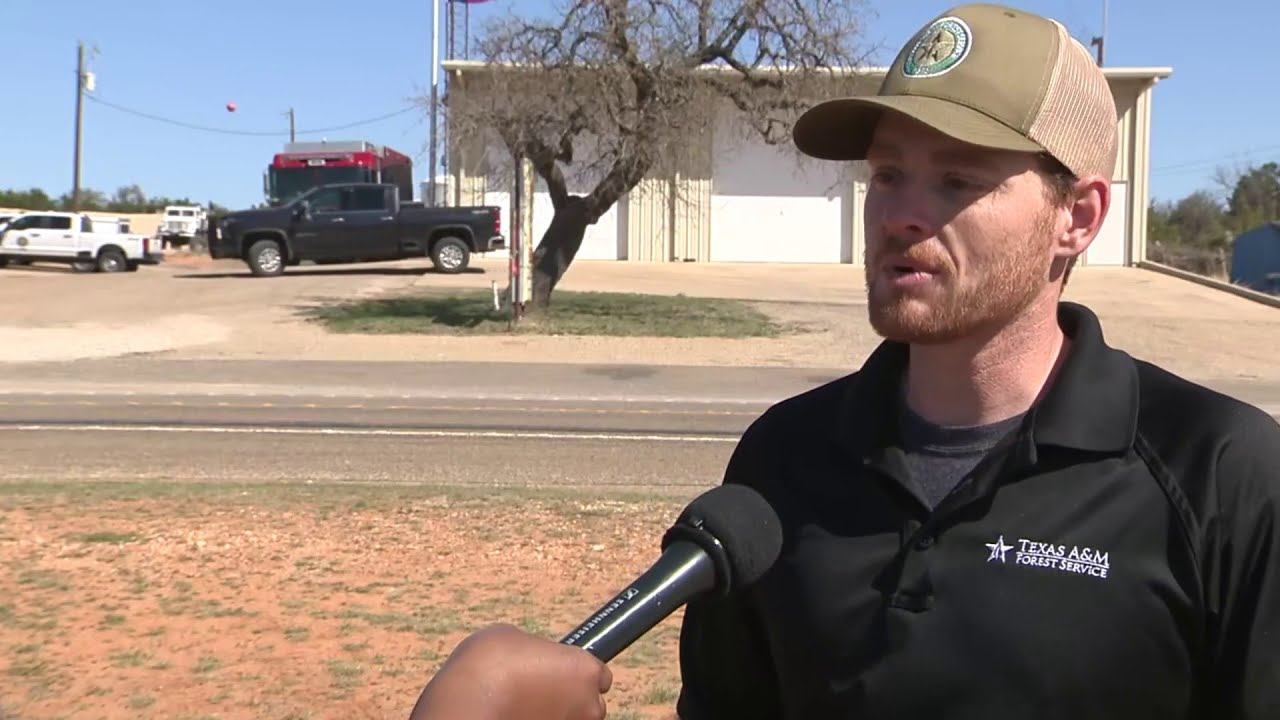 Texas A&M Forest Service gives update in Crabapple Fire