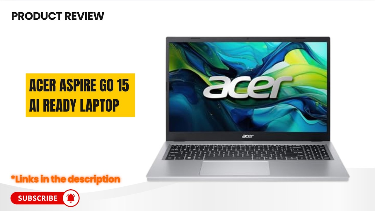 Acer Aspire Go 15 AI Laptop Review 🔥 AMD Ryzen 3 7320U, 8GB LPDDR5, 128GB SSD | Best AI-Ready Laptop