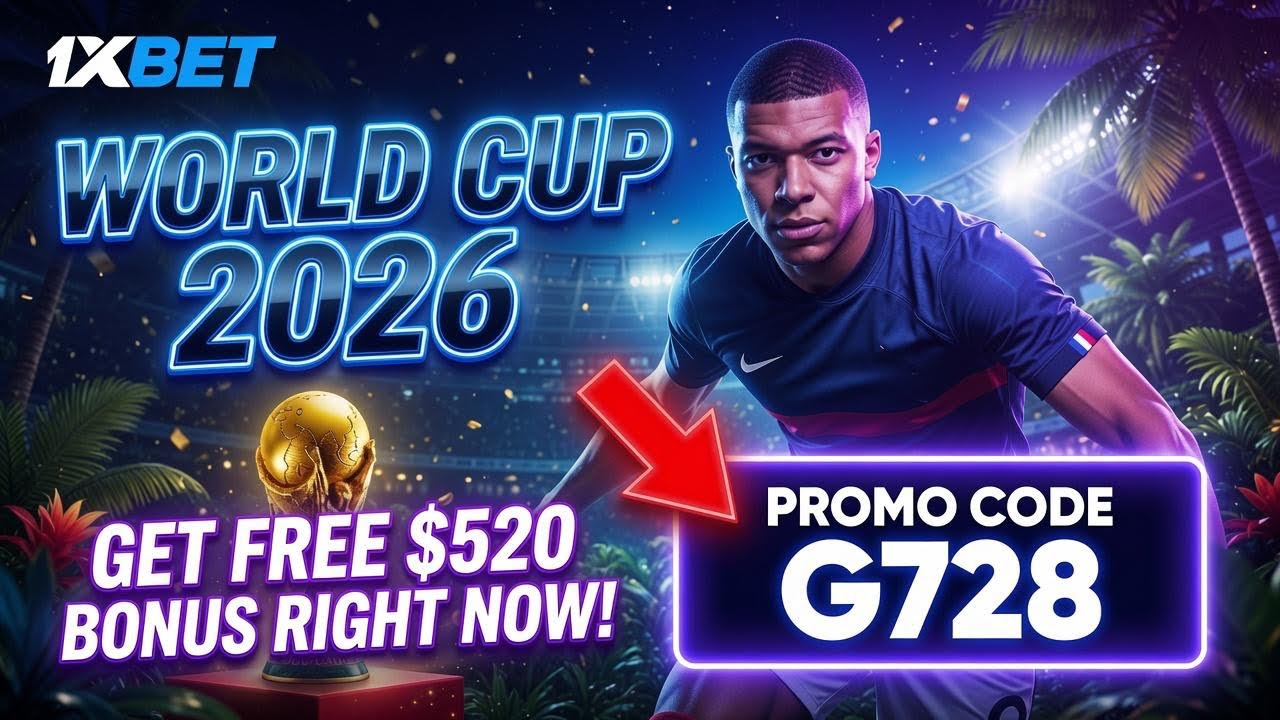 1XBET PROMO CODE / FREE BONUS 1XBET FOR REGISTRATION / PROMO CODE 1XBET / PROMO CODE 1XBET USE -G728