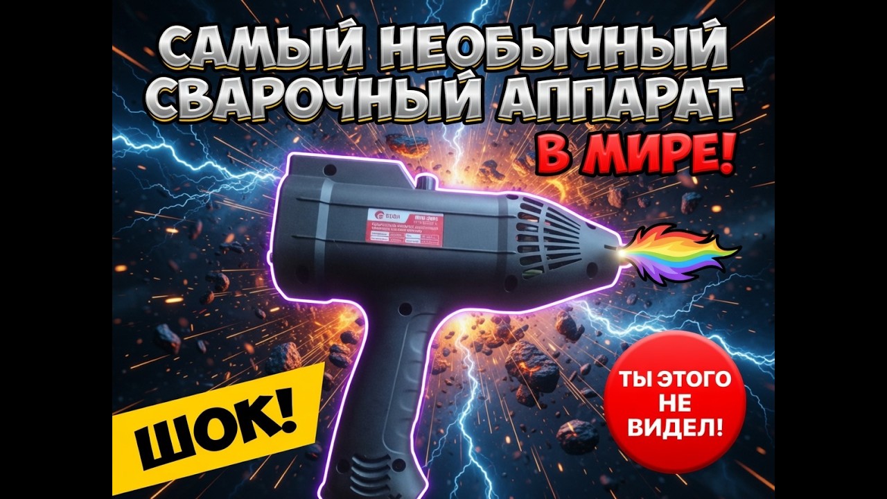 ЭТО СВАРОЧНИК?! 😱 Полный обзор Edon Mini 200S — Самый странный аппарат в мире!