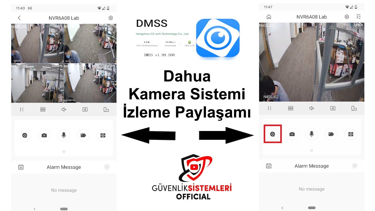 Dahua kamera sistemi hesap paylaşımı nasıl yapılır