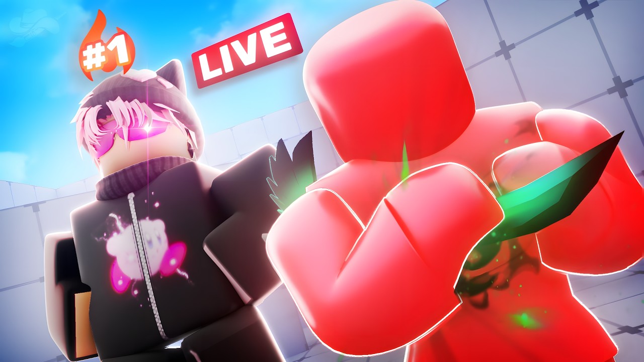Grinding To 35,000 WINSTREAK... (Roblox Rivals LIVE)