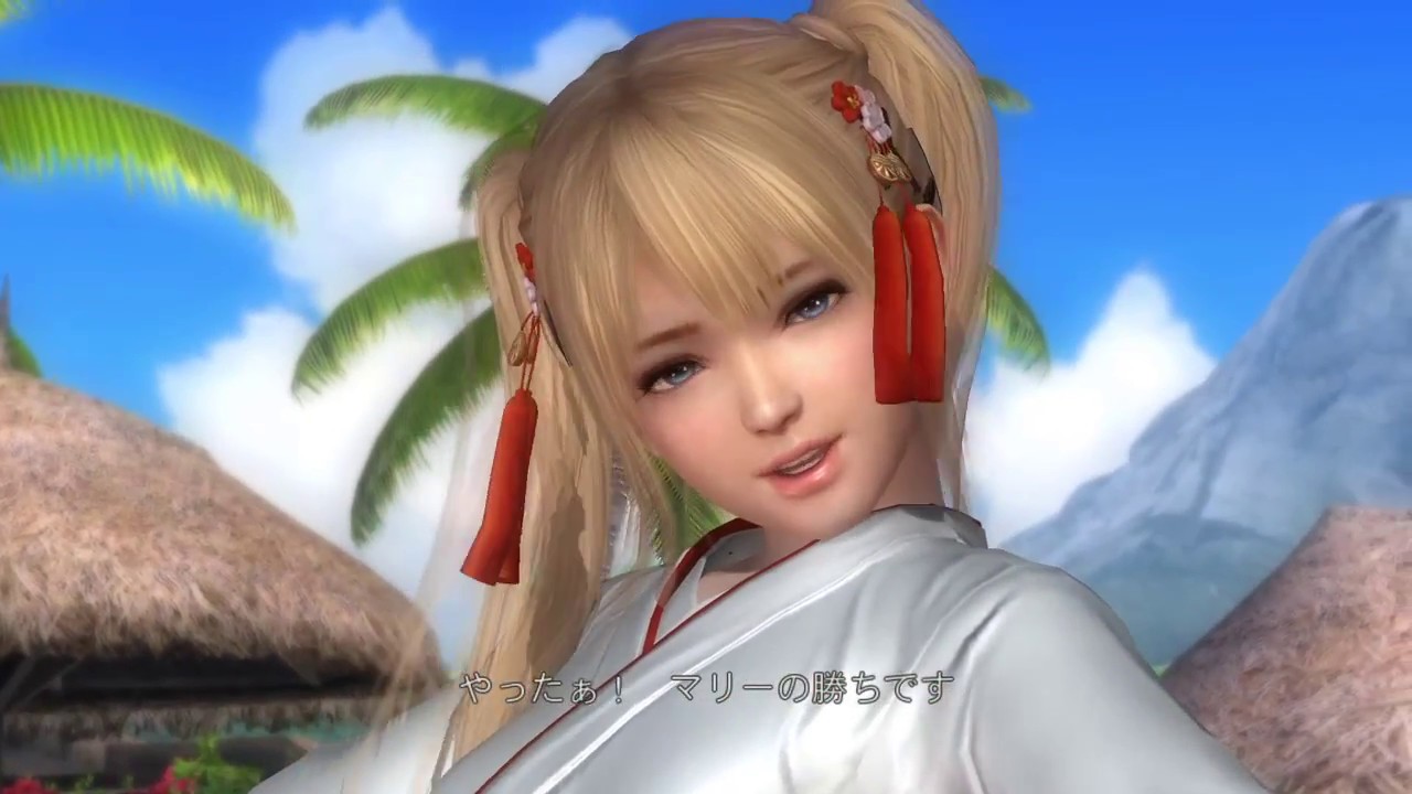 Dead or Alive 5 Last Round - Marie Rose Shrine Maiden Costume - Legend Arcade Mode Play