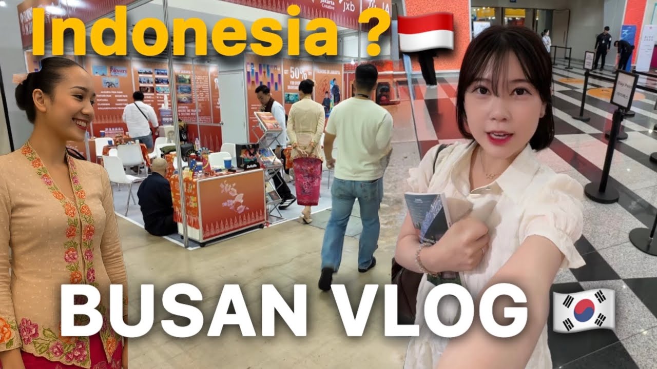 My first Busan International Film Festival Booth Indonesia di BIFF 🎬 Surprise Banget!🇰🇷🇮🇩